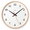 Lemnos（レムノス）掛時計  Plywood clock  φ305mm  ナチュラル