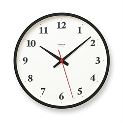 Lemnos（レムノス）掛時計  Plywood clock  φ254mm  ブラウン