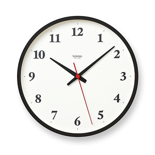 Lemnos（レムノス）掛時計  Plywood clock  φ254mm  ブラウン商品画像