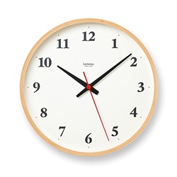 Lemnos（レムノス）掛時計  Plywood clock  φ254mm  ナチュラル