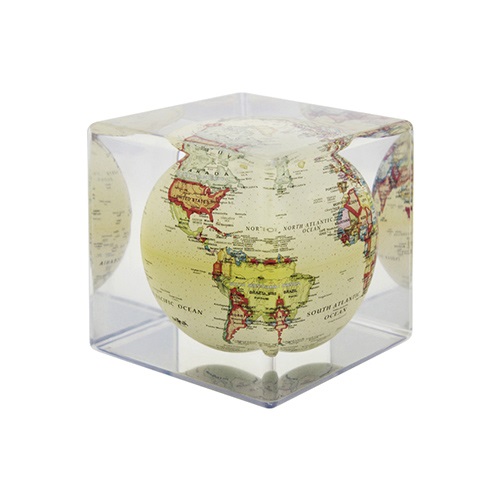 【廃番】MOVA 地球儀 MOVA Cube（ムーバ・キューブ）□12.7cm アンティークベージュ商品画像