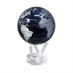 MOVA 地球儀 MOVA Globe（ムーバ・グローブ）Φ11cm シルバーブラック