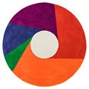 METROCS（メトロクス）「マックス・ビル ラグ color wheel（カラーホイール）」2000【受注品】[996MX1103200]