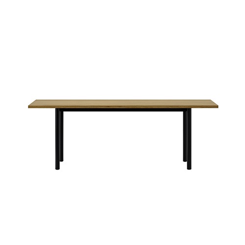 マルニコレクション テーブル MALTA(鋼脚) オーク/ナチュラルホワイト w200cm商品画像