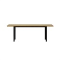 マルニコレクション テーブル MALTA(鋼脚) オーク/ナチュラルホワイト w200cm