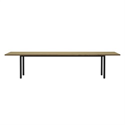 マルニコレクション テーブル MALTA(鋼脚) オーク/ナチュラルホワイト w320cm