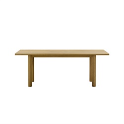 マルニコレクション テーブル MALTA(木脚) オーク/ナチュラルホワイト w190cm