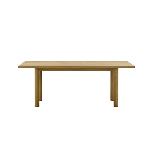 マルニコレクション テーブル MALTA(木脚) オーク/ナチュラルホワイト w190cm商品画像