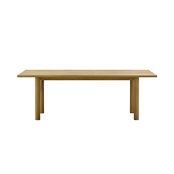 マルニコレクション テーブル MALTA(木脚) オーク/ナチュラルホワイト w210cm