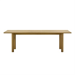 マルニコレクション テーブル MALTA(木脚) オーク/ナチュラルホワイト w230cm