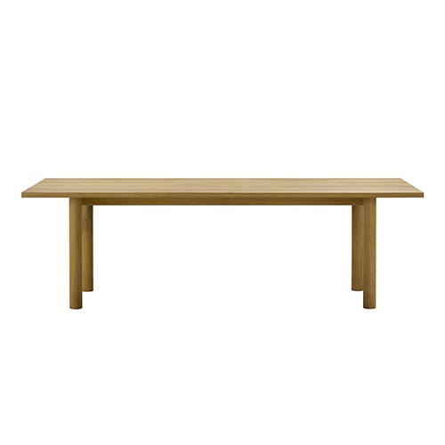 マルニコレクション テーブル MALTA(木脚) オーク/ナチュラルホワイト 