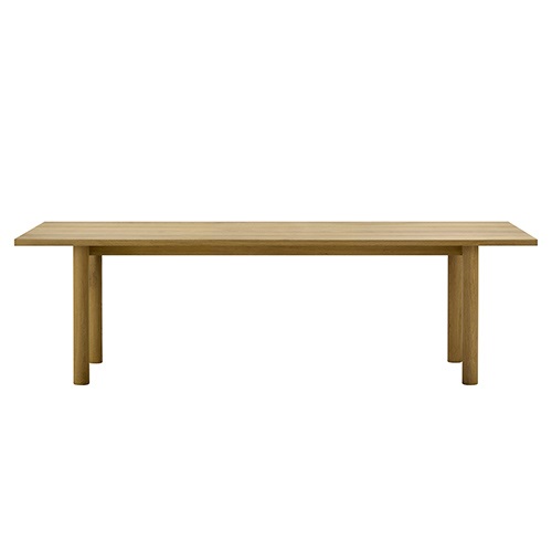 マルニコレクション テーブル MALTA(木脚) オーク/ナチュラルホワイト w240cm商品画像