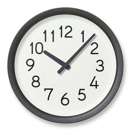 【廃番】Lemnos（レムノス）掛時計 Day To Day Clock（デイ トゥ デイ クロック） ブラック商品画像
