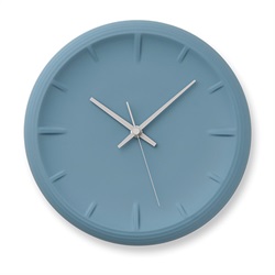 Lemnos（レムノス）掛時計  RELIEF  ブルー