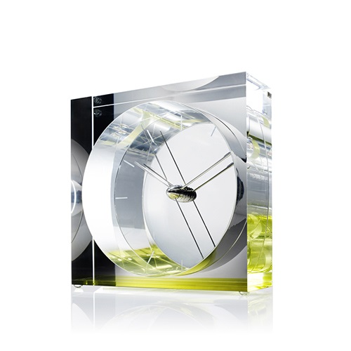 【廃番】Lemnos（レムノス）置時計 IRIS（イリス） グリーン商品画像