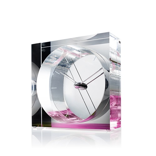 【廃番】Lemnos（レムノス）置時計 IRIS（イリス） ピンク商品画像