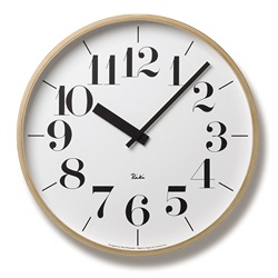Lemnos（レムノス）掛時計 RIKI CLOCK（リキ クロック）太字