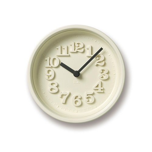 Lemnos（レムノス）掛置兼用時計 小さな時計 アイボリー | 掛時計 | の 