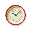 Lemnos（レムノス）掛置兼用時計 小さな時計 レッド