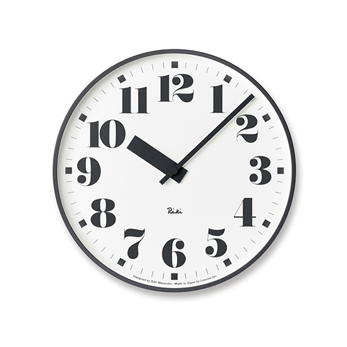 Lemnos（レムノス）掛時計 RIKI PUBLIC CLOCK（リキ パブリック クロック） 12数字商品画像