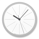 Lemnos（レムノス）掛時計 ラインの時計 Φ290mm グレー