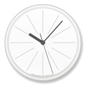 Lemnos（レムノス）掛時計 ラインの時計 Φ290mm ホワイト