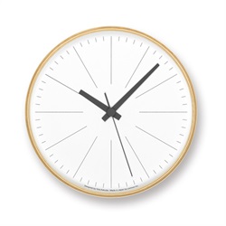 Lemnos（レムノス）掛時計 ラインの時計 PLY Φ254mm