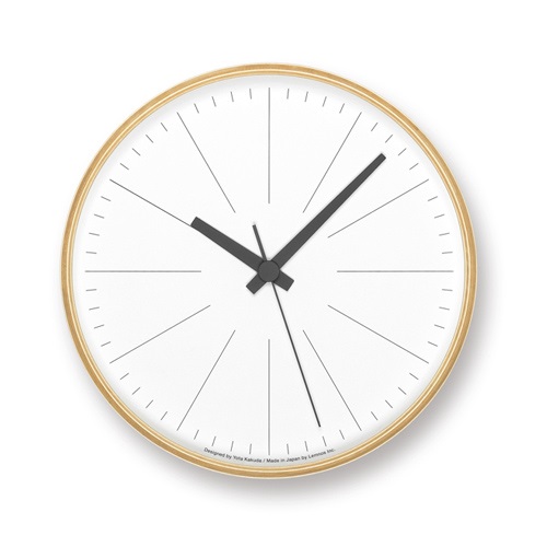 Lemnos（レムノス）掛時計 ラインの時計 PLY Φ254mm商品画像