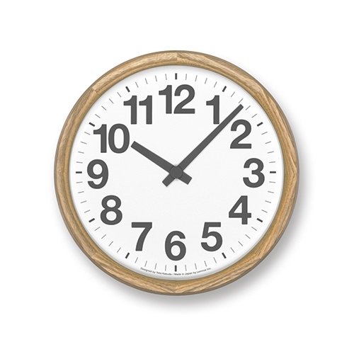 【廃番】Lemnos（レムノス）電波時計 Clock A（クロック エー） ナチュラル商品画像