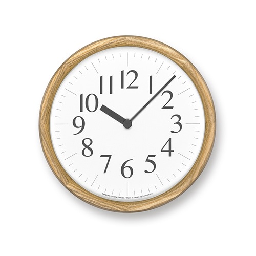 【廃番】Lemnos（レムノス）電波時計 Clock B（クロック ビー） ブラック商品画像
