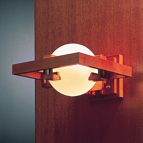 Frank Lloyd Wright（フランクロイドライト）ブラケット照明 ROBIE 1（ロビー1） チェリー 【要電気工事】商品サムネイル