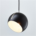 NYTA（ニュイタ）ペンダント照明 Tilt Globe（ティルトグローブ）黒シェード+黒コード（ランプ別）