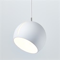 NYTA（ニュイタ）ペンダント照明 Tilt Globe（ティルトグローブ）白シェード+白コード（ランプ別）