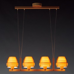 【廃番】JAKOBSSON LAMP（ヤコブソンランプ）ペンダント照明 パインφ880mm