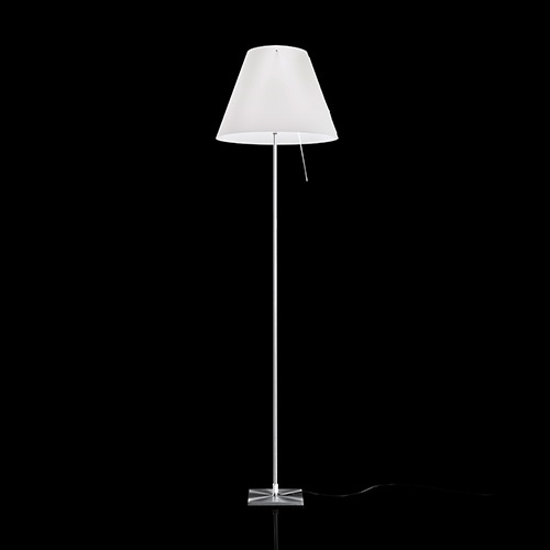 LUCEPLAN（ルーチェプラン）フロア照明 COSTANZA（コスタンザ）FLOOR アルミ/ホワイト（ランプ別売）商品画像
