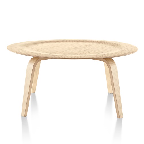 【廃番】Herman Miller（ハーマンミラー）Eames Plywood Coffee Table ウッドベース/ホワイトアッシュ【取寄品】商品画像