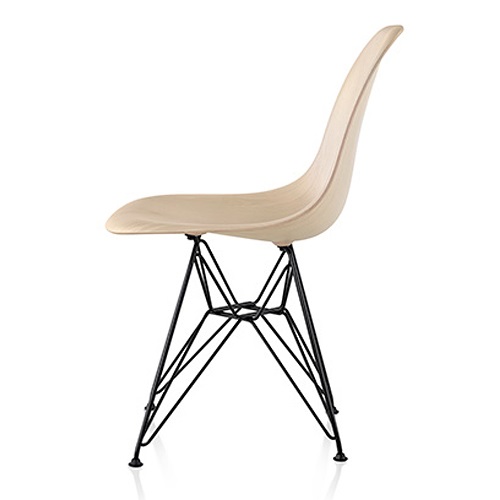 【入荷未定】Herman Miller（ハーマンミラー）Eames Wood Chair ワイヤーベース/ブラック/ホワイトアッシュ【取寄品】商品画像
