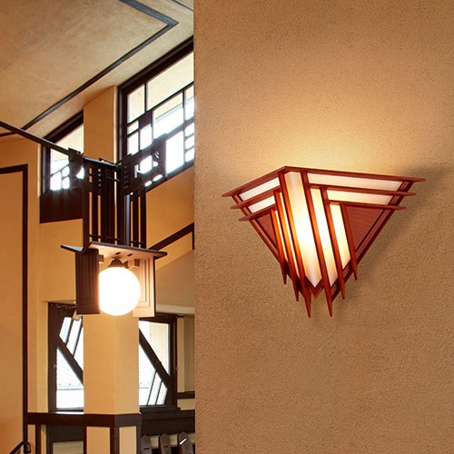 Frank Lloyd Wright（フランクロイドライト）ブラケット照明 BETH SHOLOM WALL SCONCE（ベス・ショーロム・ウォールスコンス）  【要電気工事】商品画像