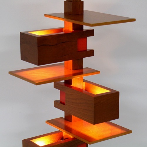 【即納】Frank Lloyd Wright（フランクロイドライト）テーブル照明 TALIESIN 4（タリアセン） チェリー商品サムネイル