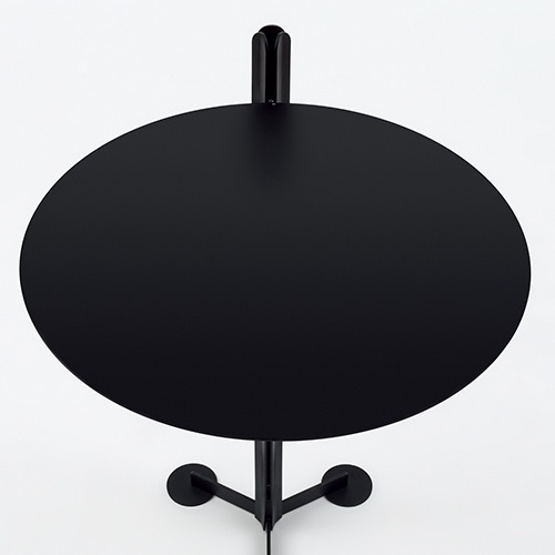 DANESE（ダネーゼ）調整式サイドテーブル Familia（ファミリア）シングルテーブル H100cm ホワイト商品画像