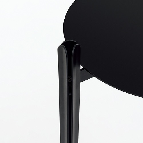 DANESE（ダネーゼ）調整式サイドテーブル Familia（ファミリア）３連テーブル H70cm ブラック商品画像