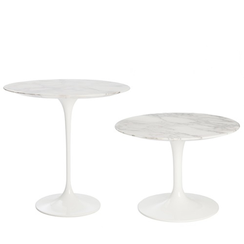 Knoll（ノル） Saarinen Collection ローテーブル Φ410mm ホワイト × アラベスカート商品サムネイル