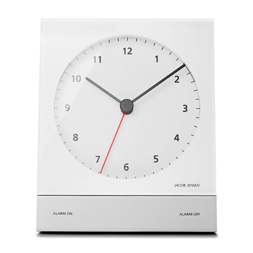 【取扱終了】JACOB JENSEN（ヤコブ・イェンセン）「Desk Alarm Clock（テーブルアラームクロック）」 ホワイト[485JJN030015]商品画像