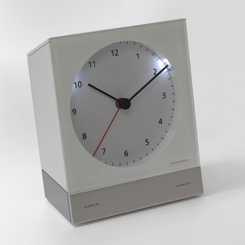 【取扱終了】JACOB JENSEN（ヤコブ・イェンセン）「Desk Alarm Clock（テーブルアラームクロック）」 ホワイト[485JJN030015]商品画像