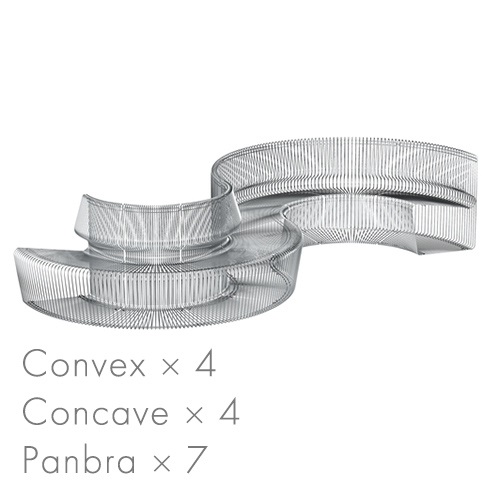 Montana（モンタナ）ワイヤーチェア  Pantonova  Concave（凹型） ブラックレッド商品画像