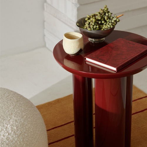 ＆tradition（アンド・トラディッション）サイドテーブル Tung JA3 バーガンディーレッド商品画像