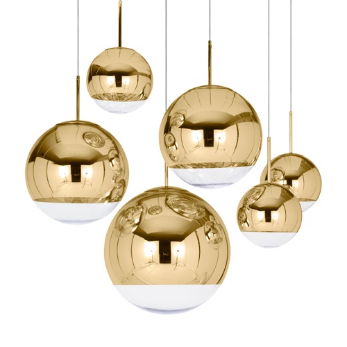 TOM DIXON（トム・ディクソン）ペンダント照明 MIRROR BALL PENDANT 25  ミラー  ゴールド（ランプ別）商品画像