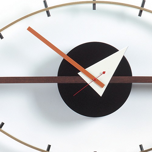 Vitra（ヴィトラ）掛時計 Eye Clock（アイ クロック）ブラス/ウォルナット商品画像