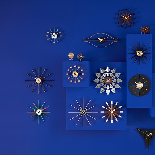 Vitra（ヴィトラ）掛時計 Spindle Clock（スピンドル クロック）アルミニウム/ソリッドウォルナット商品画像