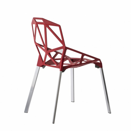 Magis（マジス）スタッキングチェア Chair_One（チェア ワン） レッド / アルミレッグ商品画像